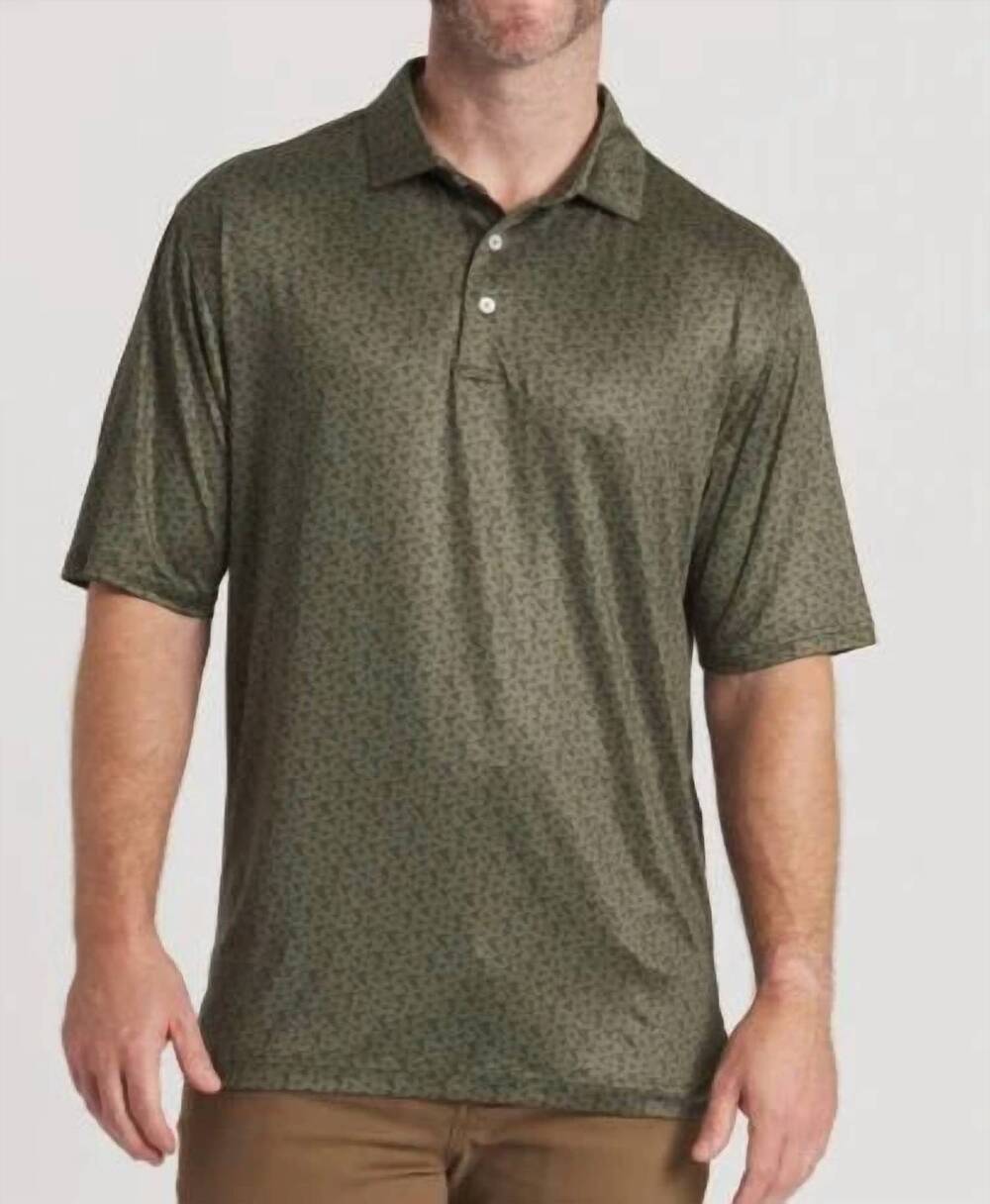 NEW SOUTHERN MARSH flyline performance polo in dark olive